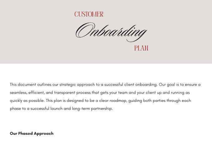 craft a comprehensive client onboarding checklist